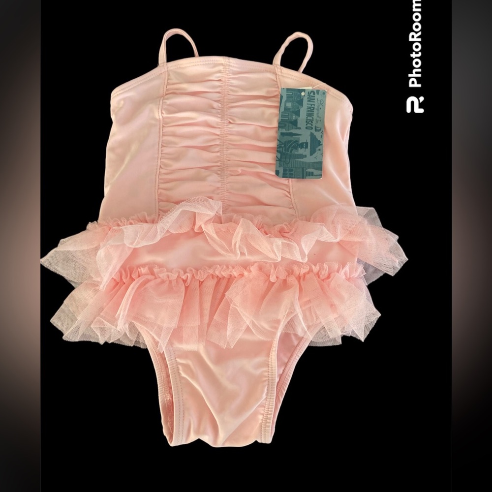 Baby Girls Light Pink Tutu Swim Bathing suit 18-24